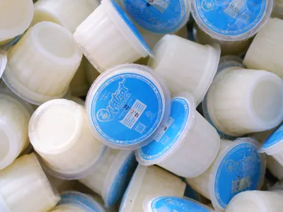 Produk jadi NatNat Fresh Milk siap didistribusikan